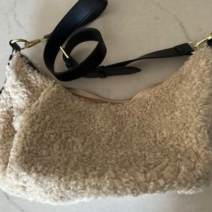 Anthropologie Jules Kae Zola Sherpa Crossbody Bag